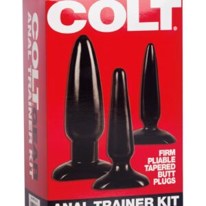 Plugi analne COLT Anal Trainer Kit Black