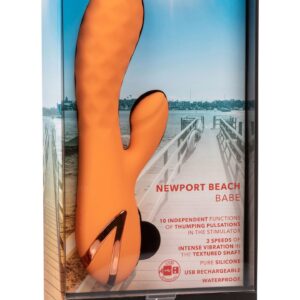 California Dreaming® Newport Beach Babe – Zaawansowany Masażer z Podwójną Stymulacją