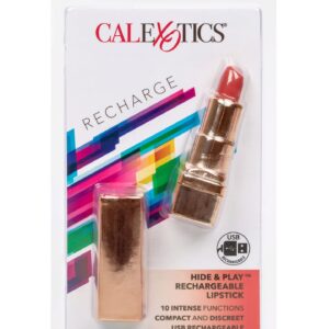 Hide & Play Rechargeable Lipstick – Wibrator w kształcie pomadki