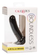 Dildo analne Boundless 4.75/12cm Ridged Black