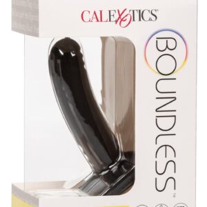 Dildo analne Boundless 4.75/12cm Ridged Black