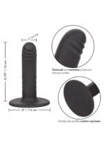 Dildo analne Boundless 4.75/12cm Ridged Black