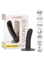 Dildo analne Boundless 4.75/12cm Ridged Black