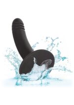 Dildo analne Boundless 6/15.25cm Ridged Black