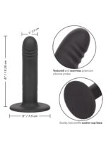Dildo analne Boundless 6/15.25cm Ridged Black