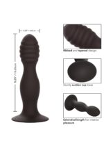 Plug analny Ribbed Anal Stud Black
