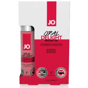 Żel JO - Oral Strawberry Sensation do seksu oralnego 30 ml