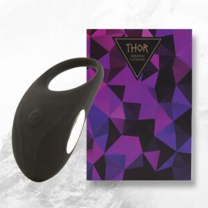 Wibrujący Pierścień erekcyjny FeelzToys - Thor Black