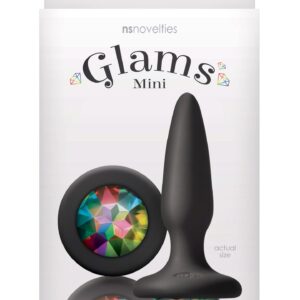 Plug korek analny Glams Mini Rainbow Gem Multicolor