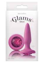 Plug korek analny Glams Mini Rainbow Gem Pink