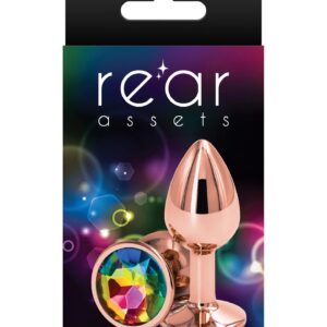 Chromowane Zabawki Analne plug Rose Gold S Multicolor