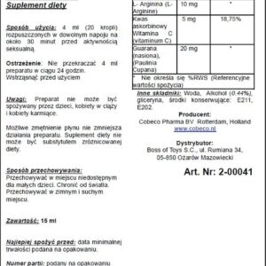 Guarana drops - Afrodyzjak w kroplach dla par 30ml