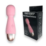 Power Escorts - Mini Wand De Luxe 1 - Luksusowy Mini Masażer z 10 Trybami Wibracji