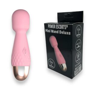 Power Escorts - Mini Wand De Luxe 1 - Luksusowy Mini Masażer z 10 Trybami Wibracji