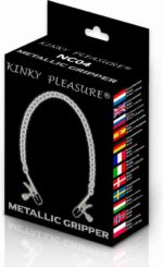Klipsy na sutki Kinky Pleasure - Mettalic Gripper Kinky Clamps