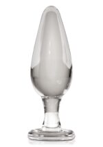 Szklany plug analny Icicles No.26 Massager Transparent