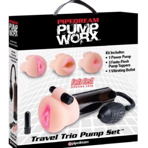 Travel Trio Pump Set Light skin tone