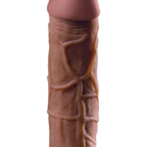 Nakładka na penisa FX Mega 2 Inch Extension Brown skin tone