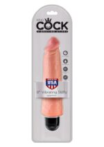 King Cock Vibrating Stiffy – Realistyczna Przyjemność na Najwyższym Poziomie 8''