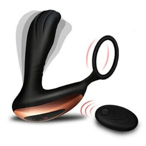 Wibrujący Masażer Prostaty  with Ring USB 10 Function / Remote Control