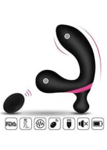 Wibrujący Masażer Prostaty Dual Vibrator USB 10 Function / Remote Control