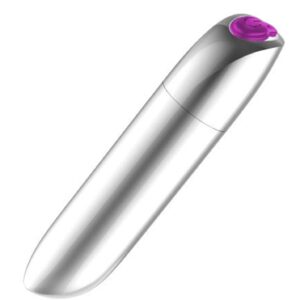 Wibrator Pocisk USB – Rechargeable Powerful Bullet Vibrator (20 Funkcji) – Silver