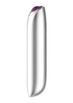 Wibrator Pocisk USB – Rechargeable Powerful Bullet Vibrator (20 Funkcji) – Silver