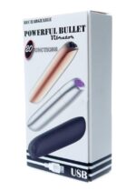 Wibrator Pocisk USB – Rechargeable Powerful Bullet Vibrator (20 Funkcji) – Silver