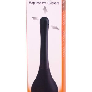 Gruszka analna do lewatywy Squeeze Clean Black