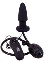 Pompowany Plug Analny Fanny Hill Inflatable Buttplug Black