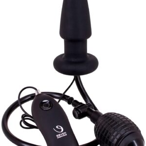 Pompowany Plug Analny Fanny Hill Inflatable Buttplug Black