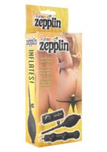Pompowany Plug Analny Zepplin Inflatable Anal Wand Black