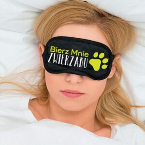 Opaska na oczy BIERZ MNIE ZWIERZAKU