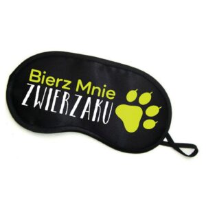 Opaska na oczy BIERZ MNIE ZWIERZAKU