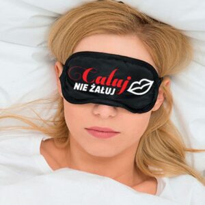 Opaska na oczy CAŁUJ NIE ŻAŁUJ