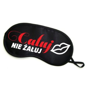 Opaska na oczy CAŁUJ NIE ŻAŁUJ
