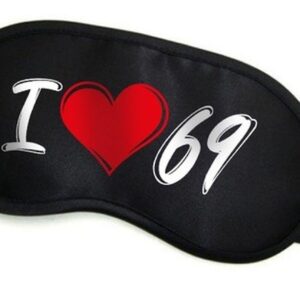 Opaska na oczy I LOVE 69