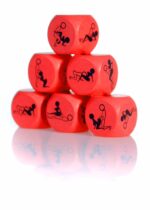 Zabawka-Kostka Miłości 25mm czerwona - 1 sztuka