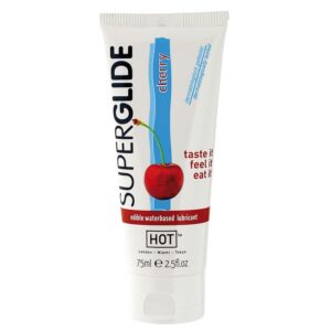 Żel na bazie wody HOT Superglide CHERRY- 75ml
