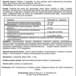 Supl. diety eXXtreme power caps 2szt.