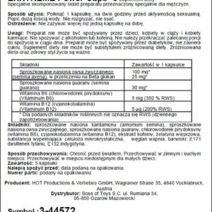 Supl. diety eXXtreme power caps 5szt.