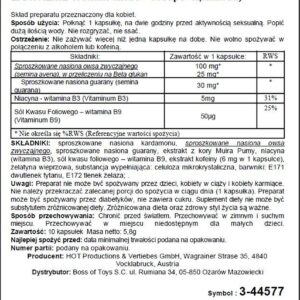 Kapsułki energetyczne libido- eXXtreme 10 szt