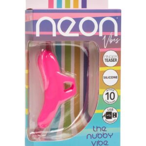 Neon Vibes The Nubby Vibe – Ergonomiczny Masażer na Palec z 10 Funkcjami