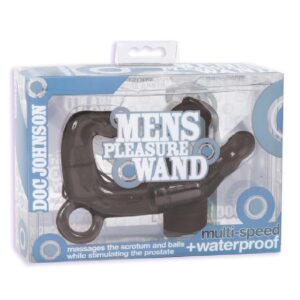 Wibrujący Masażer Prostaty MENS PLEASURE WAND -CHARCOAL