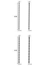 Extreme Penis Dilator Large 4 szt