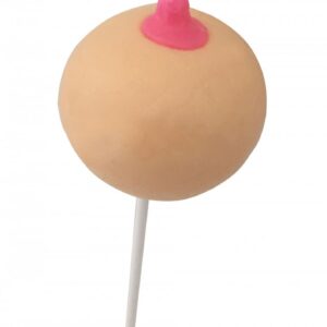 Lizak w Kształcie Piersi o Smaku Truskawkowym 1 szt