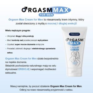 Krem Orgasm Max cream for men 50 ml