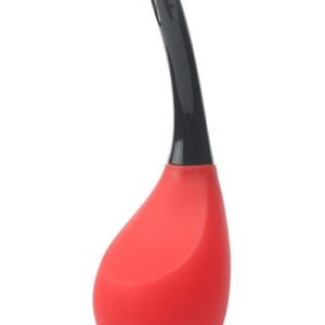 Gruszka analna do lewatywy  RED/BLACK