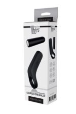 Wibrujący pierścień erekcyjny RINGS OF LOVE COUPLES ENHANCER BLACK