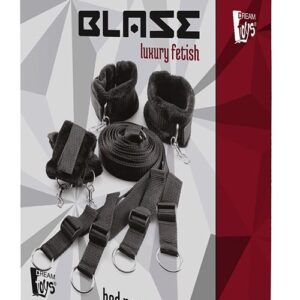 BLAZE BED RESTRAINT – Zestaw z Mankietami na Nadgarstki i Kostki